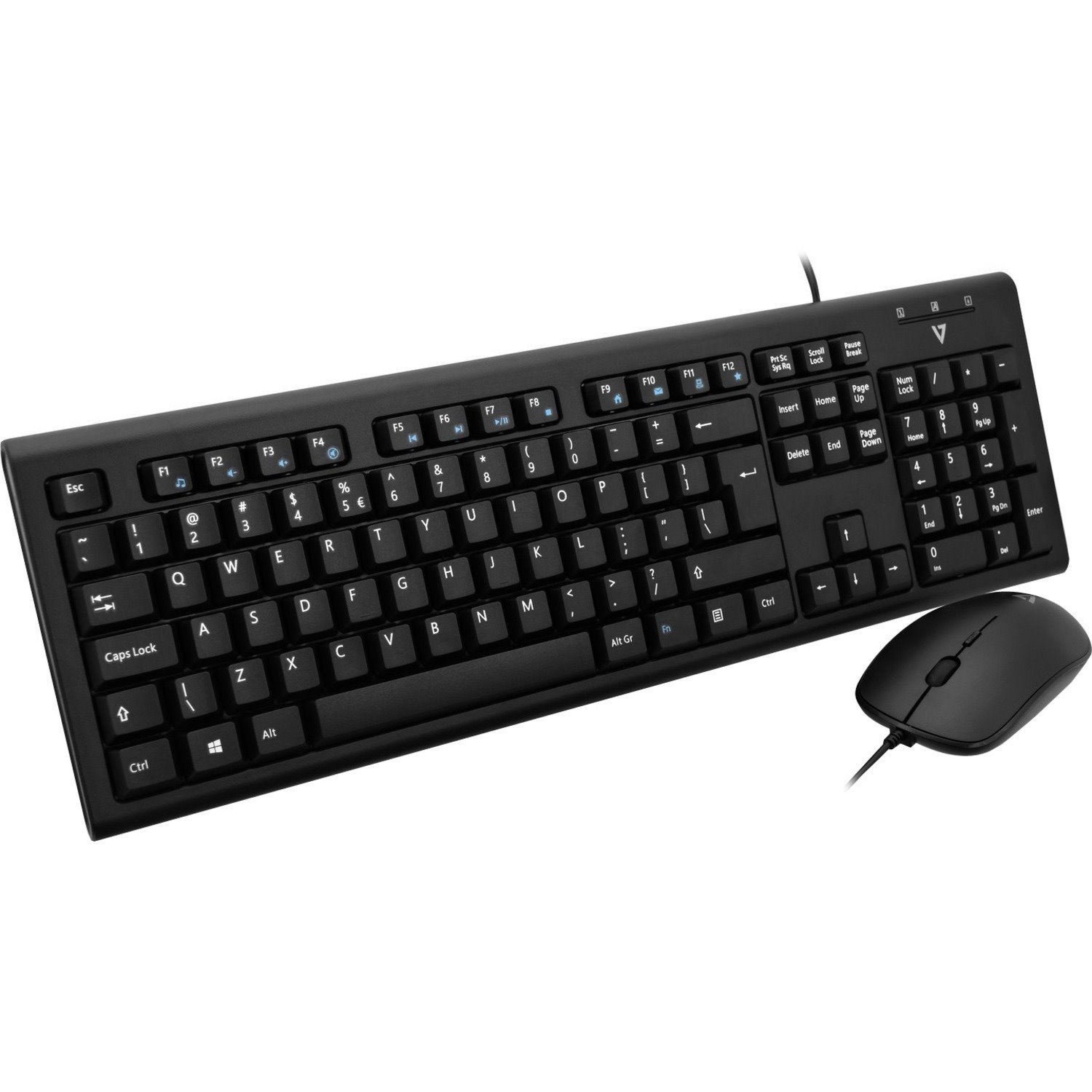 V7 CKU200UK Keyboard & Mouse - QWERTY - English (UK)