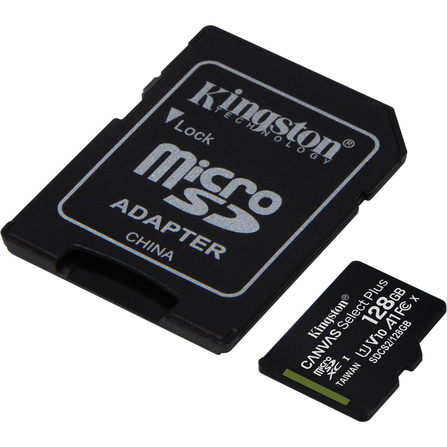 Kingston Canvas Select Plus 128 GB Class 10/UHS-I (U1) V10 microSDXC - 1 Pack