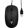 V7 Mouse - USB - Optical - 4 Button(s) - Black