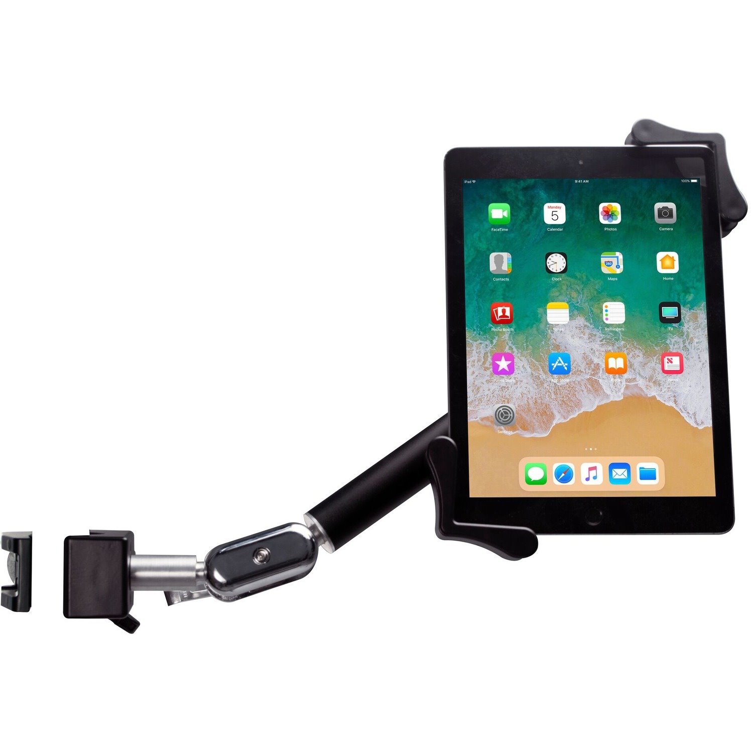 CTA Digital Clamp Mount for Tablet, iPad, iPad Pro, iPad mini, iPad Air