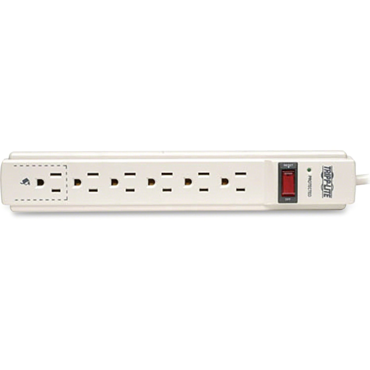 Tripp Lite by Eaton Protect It! 6-Outlet Surge Protector, 4 ft. (1.22 m) Cord, 790 Joules, Tel/Fax/Modem Protection