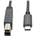 Eaton Tripp Lite Series USB-C to USB-B Cable (M/M) - USB 3.2, Gen 1 (5 Gbps), Thunderbolt 3 Compatible, 3 ft. (0.91 m)