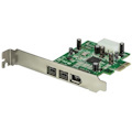 StarTech.com FireWire Adapter - PCI Express 1.1 x1 - 400 MB/s - Plug-in Card - TAA Compliant