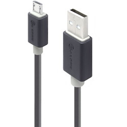 Alogic 25 cm Micro-USB/USB Data Transfer Cable for Mobile Device, Phone, Tablet, PDA, GPS, Computer, Wall Charger