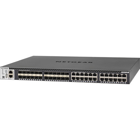 Netgear M4300 Stackable Managed Switch with 48x10G including 24x10GBASE-T and 24xSFP+ Layer 3