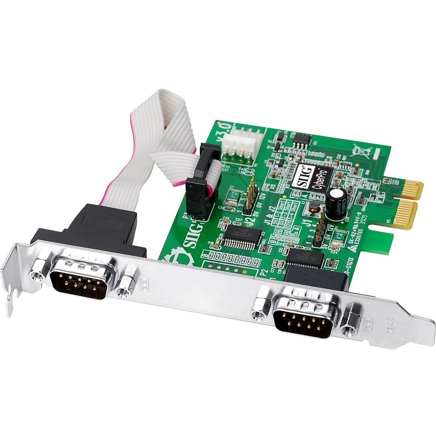 SIIG CyberSerial 2-port PCI Express Serial Adapter
