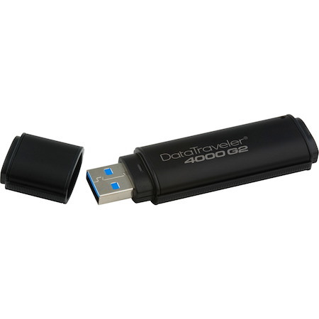Kingston DataTraveler 4000 G2 DT4000G2DM 16 GB USB 3.0 Flash Drive - 256-bit AES
