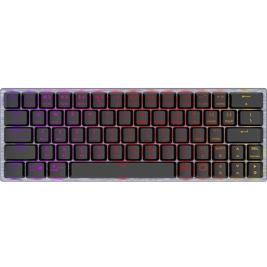 Cooler Master SK622 Gaming Keyboard - Wired/Wireless Connectivity - USB 2.0 Type A Interface - Black