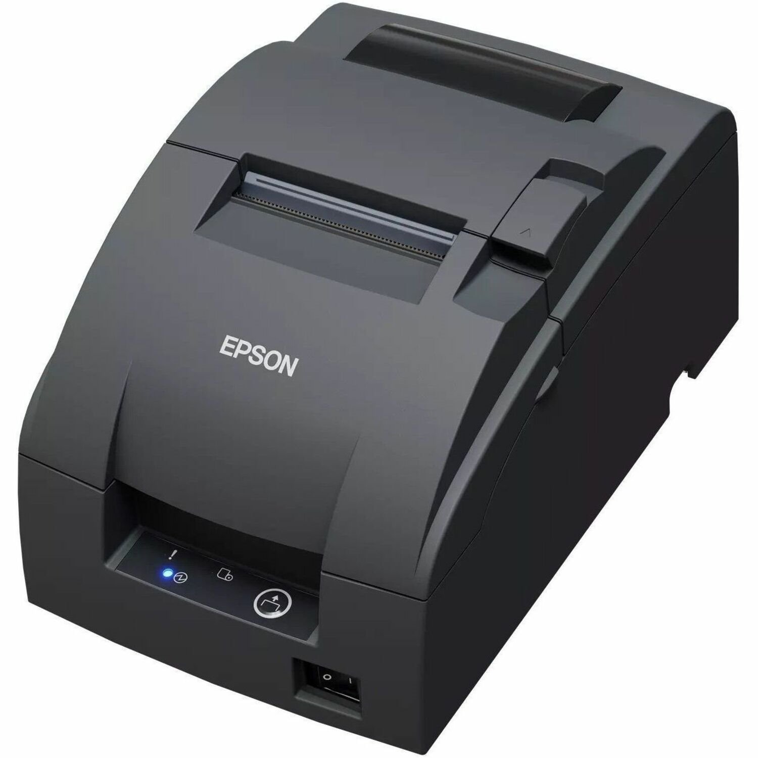 Epson TM-U220IIB (142A0) Restaurant Thermal Transfer Printer - Label/Receipt Print - Ethernet - USB - Serial - With Cutter - Dark Grey