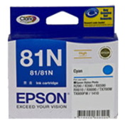 Epson No. 81N Original Inkjet Ink Cartridge - Cyan Pack