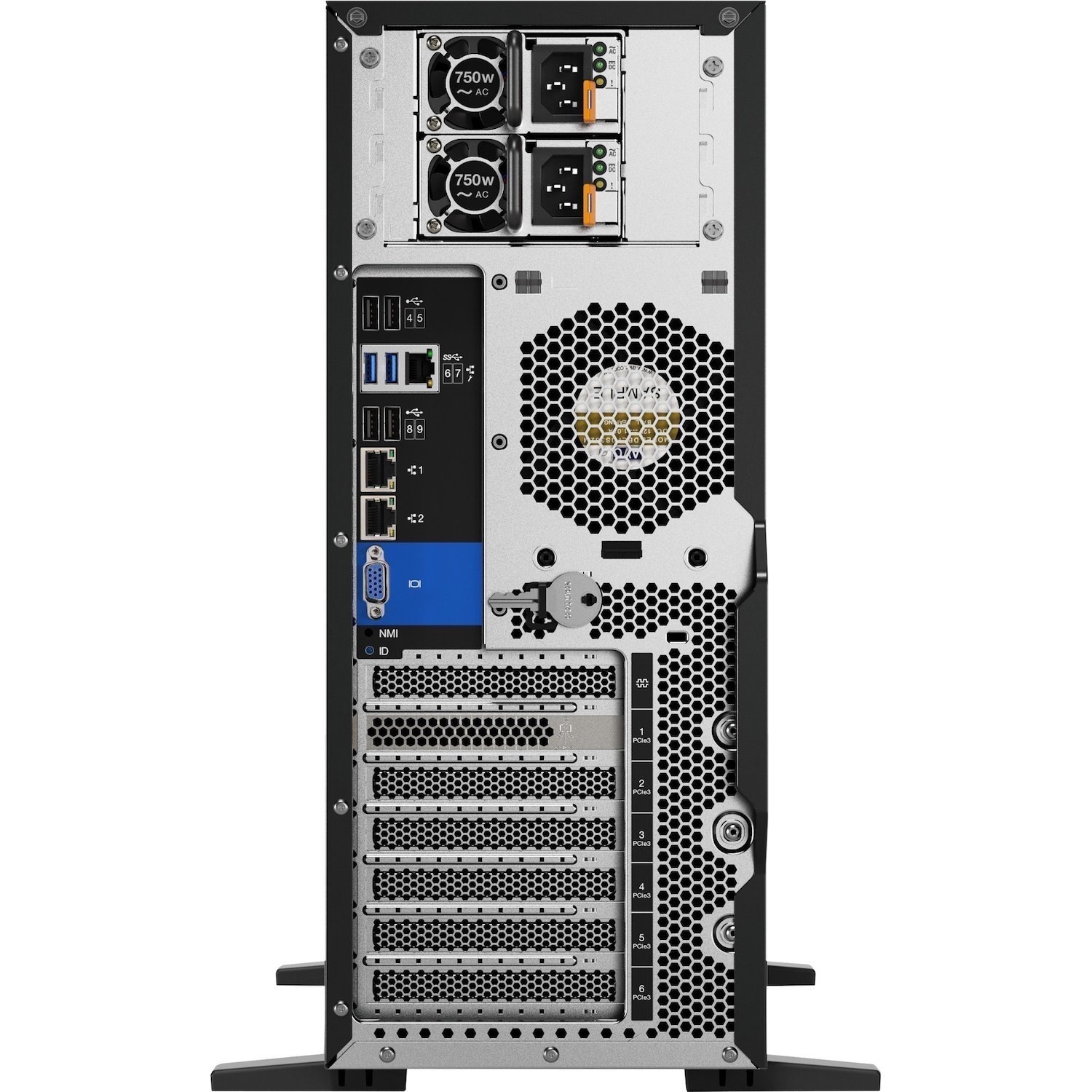 Lenovo ThinkSystem ST550 7X10A0F0NA 4U Tower Server - Intel Xeon Silver 4208 2.10 GHz - 64 GB RAM - Serial ATA Controller