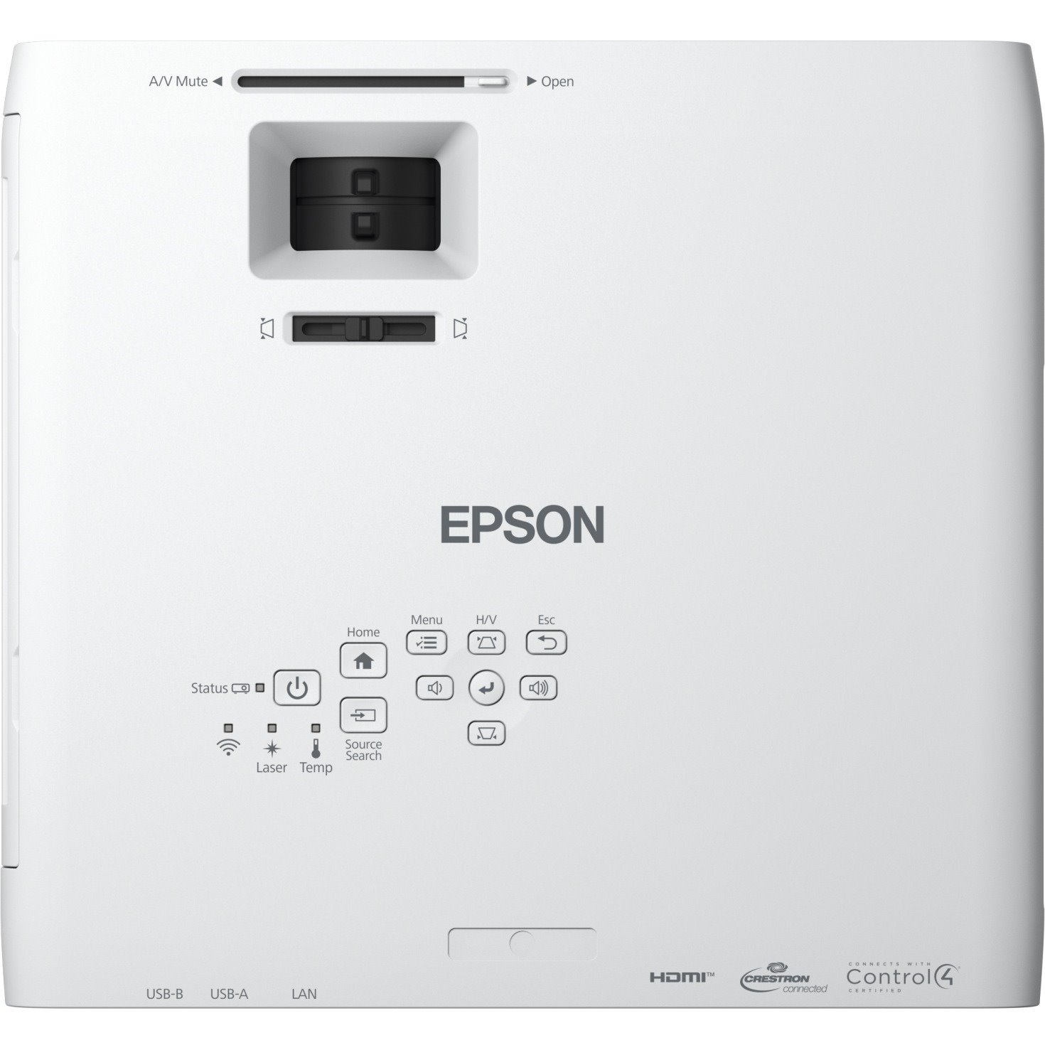 Epson EB-L200F DLP Projector - 16:9 - Ceiling Mountable, Portable