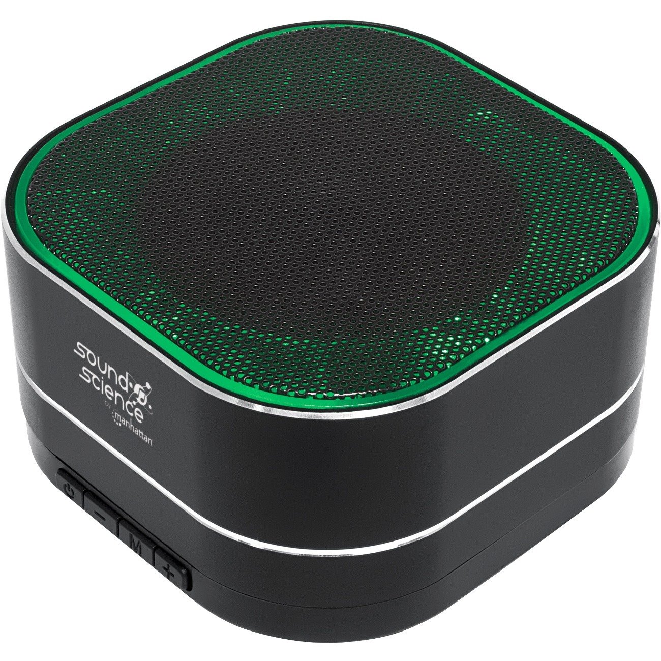 Manhattan Sound Science Portable Bluetooth Speaker System - 3 W RMS - Black