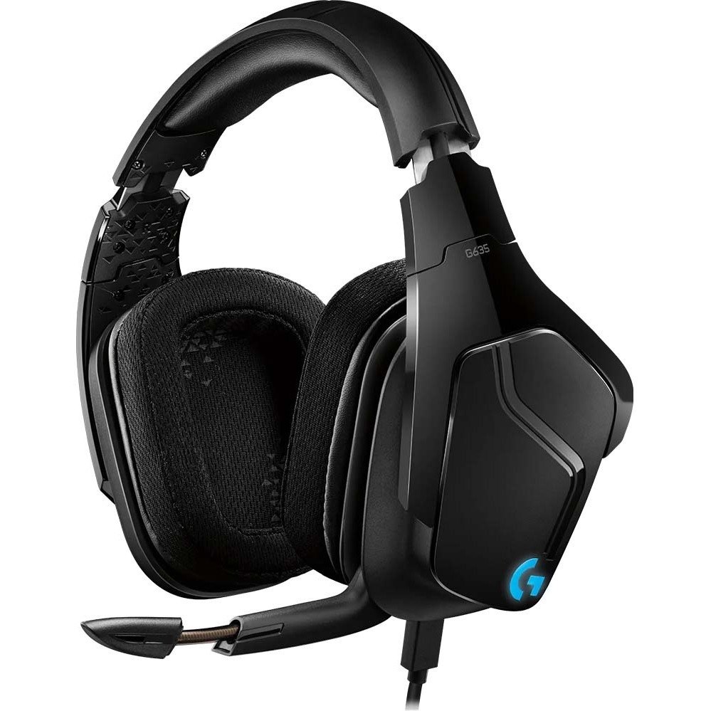 Logitech G G635 Wired Over-the-head Stereo Gaming Headset - Black