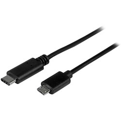 StarTech.com 0.5m USB C to Micro USB Cable - M/M - USB 2.0 - USB-C to Micro USB Charge Cable - USB 2.0 Type C to Micro B Cable