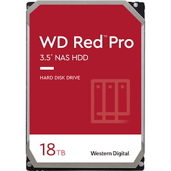 WD Red Pro WD181KFGX 18 TB Hard Drive - 3.5" Internal - SATA (SATA/600) - Conventional Magnetic Recording (CMR) Method