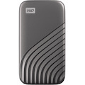 WD My Passport WDBAGF5000AGY-WESN 500 GB Portable Solid State Drive - External - Space Gray