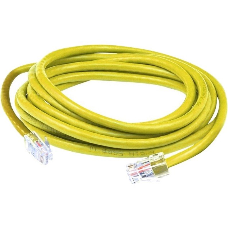 AddOn 5ft Yellow CAT 5E PVC Ethernet Cable Non-Booted RJ-45 M/M