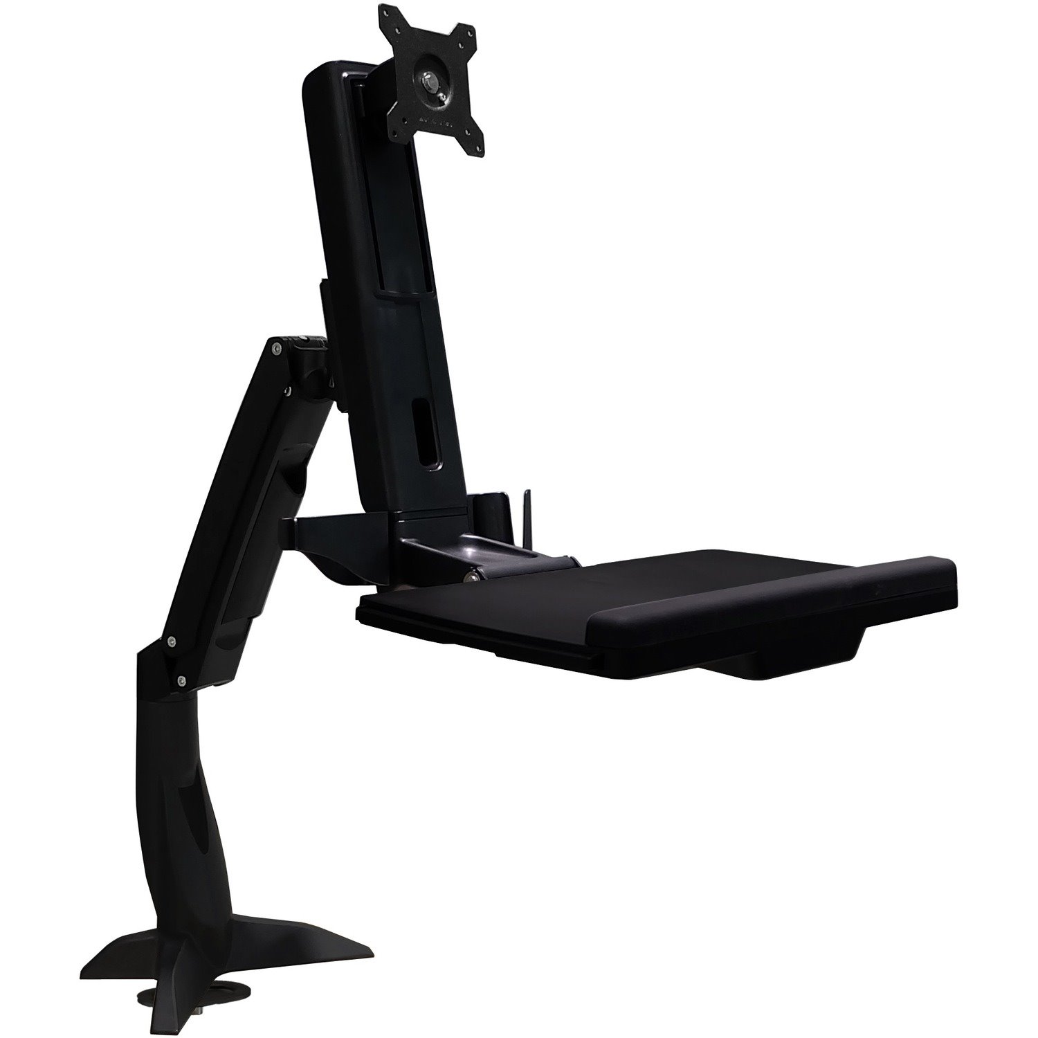 Amer AMR1ACWS Desk Mount for Keyboard, Flat Panel Display, Workstation, Display, Mouse, Scanner - TAA Compliant