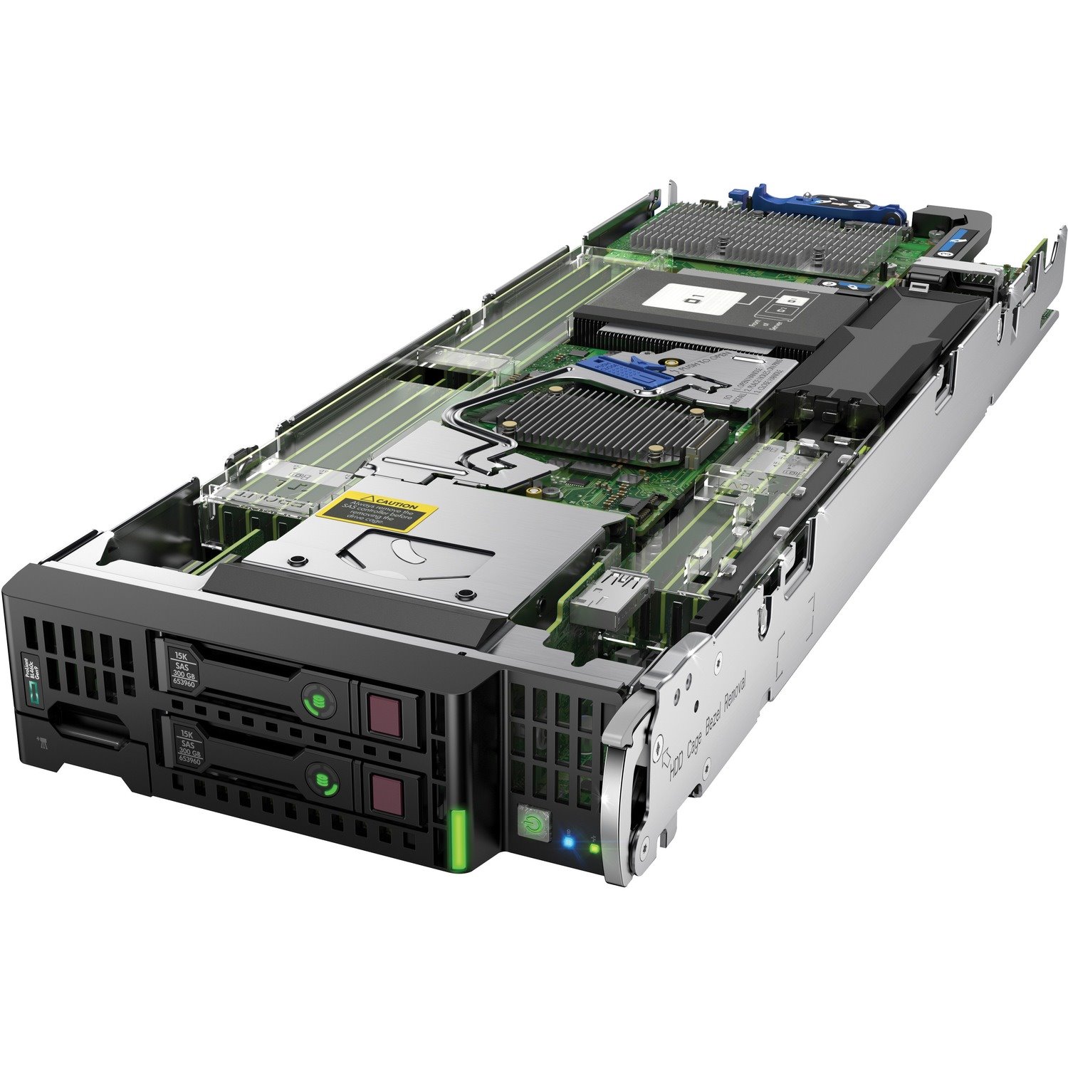 HPE ProLiant BL460c G9 Blade Server - 2 x Intel Xeon E5-2640 v4 2.40 GHz - 64 GB RAM - 12Gb/s SAS, Serial ATA/600 Controller