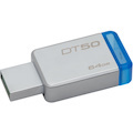 Kingston DataTraveler 50 64 GB USB 3.0 Flash Drive - Blue