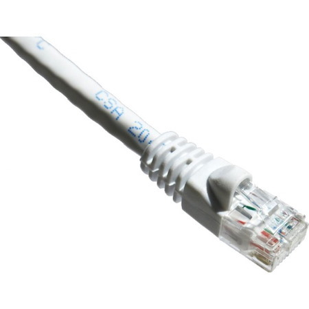Axiom 25FT CAT6A 650mhz Patch Cable Molded Boot (White)