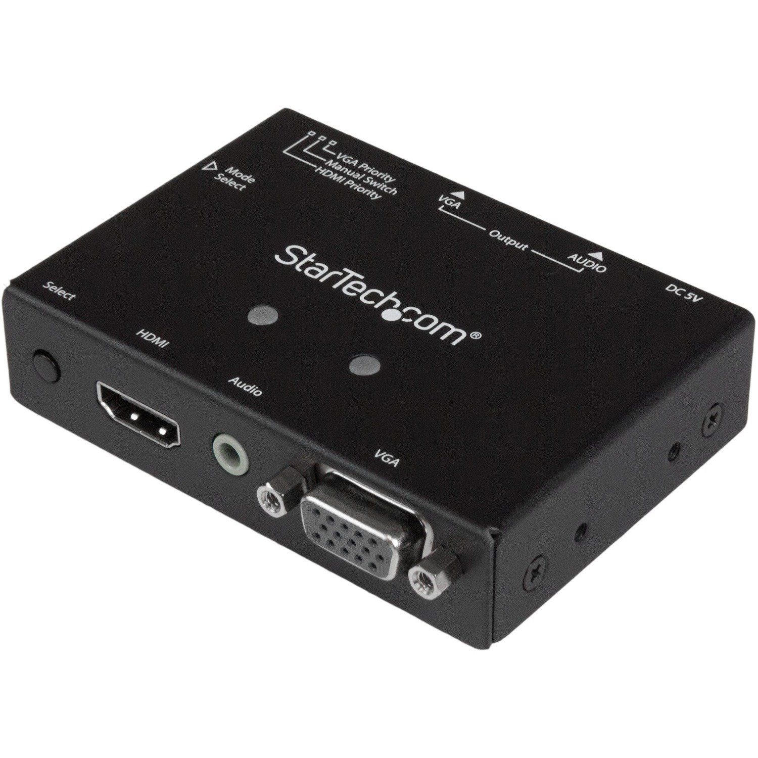StarTech.com 2x1 VGA + HDMI to VGA Converter Switch w/ Priority Switching -1080p