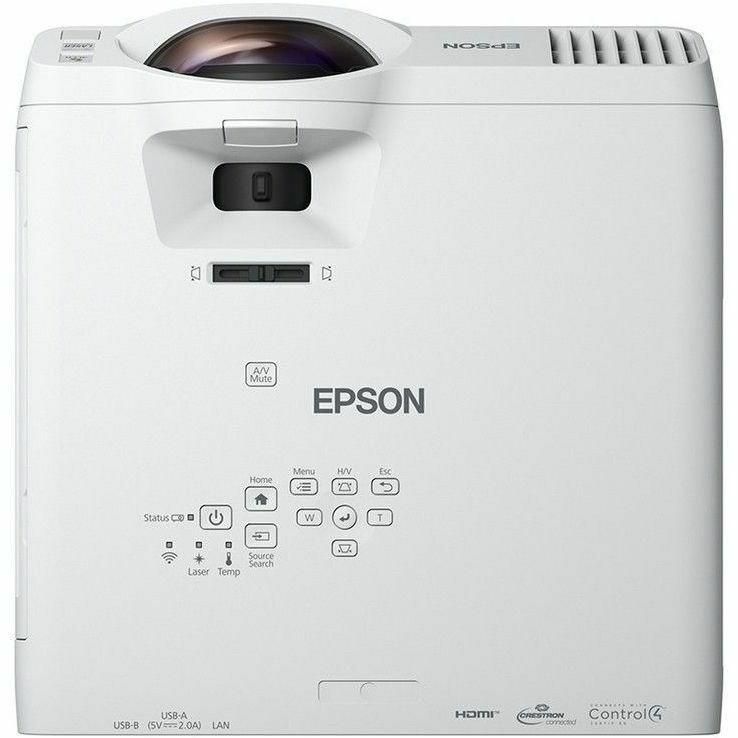 Epson EB-L210SF Short Throw 3LCD Projector - 16:9 - Wall Mountable, Ceiling Mountable, Portable, Tabletop - White