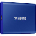 Samsung T7 MU-PC2T0R/WW 1 TB Portable Solid State Drive - External - PCI Express NVMe - Indigo Blue