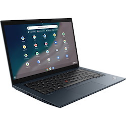 Lenovo ThinkPad C14 Gen 1 21C9000FUS 14" Chromebook - Full HD - 1920 x 1080 - Intel Core i5 12th Gen i5-1245U Deca-core (10 Core) - 8 GB Total RAM - 8 GB On-board Memory - 256 GB SSD - Abyss Blue