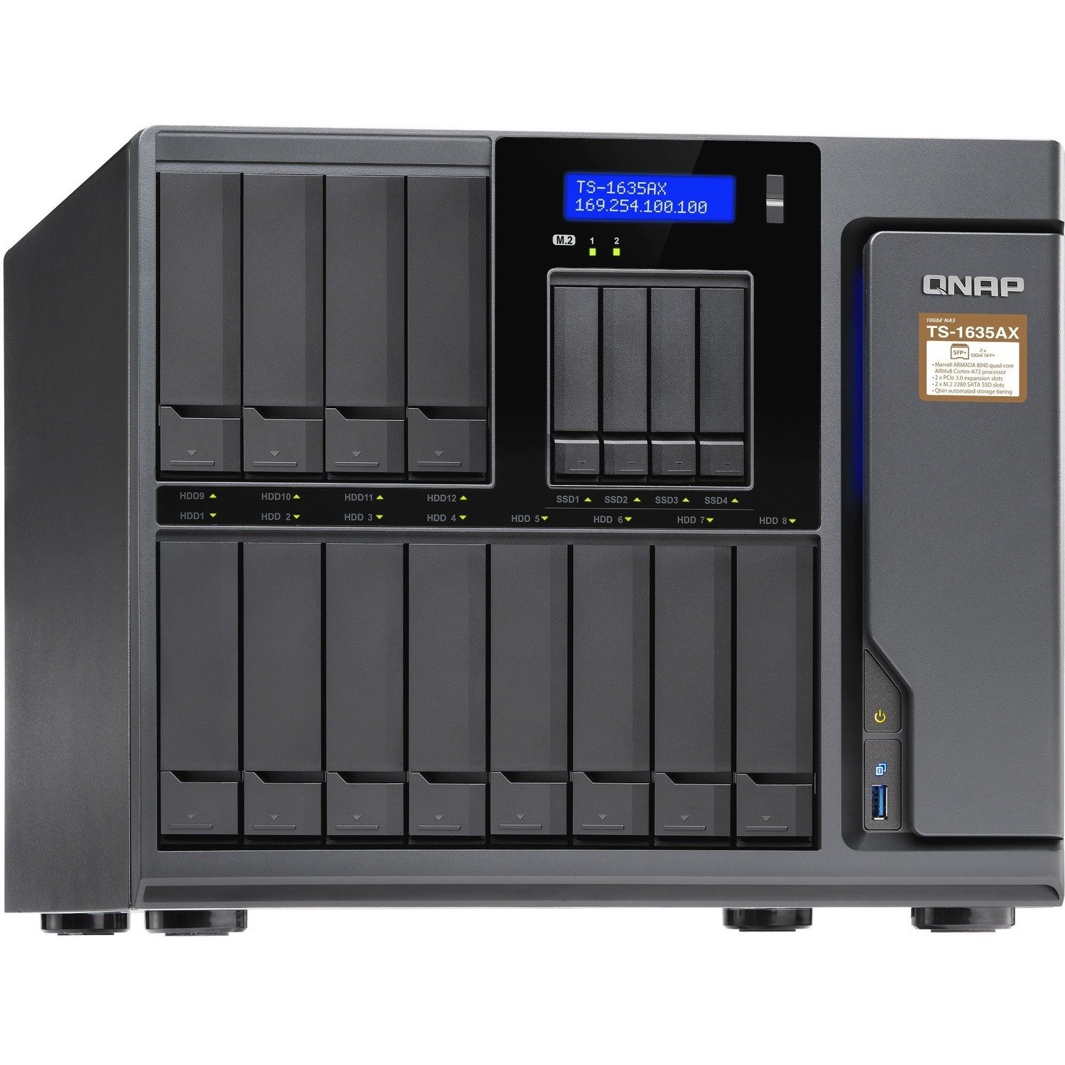 QNAP TS-1635AX-8G SAN/NAS Storage System