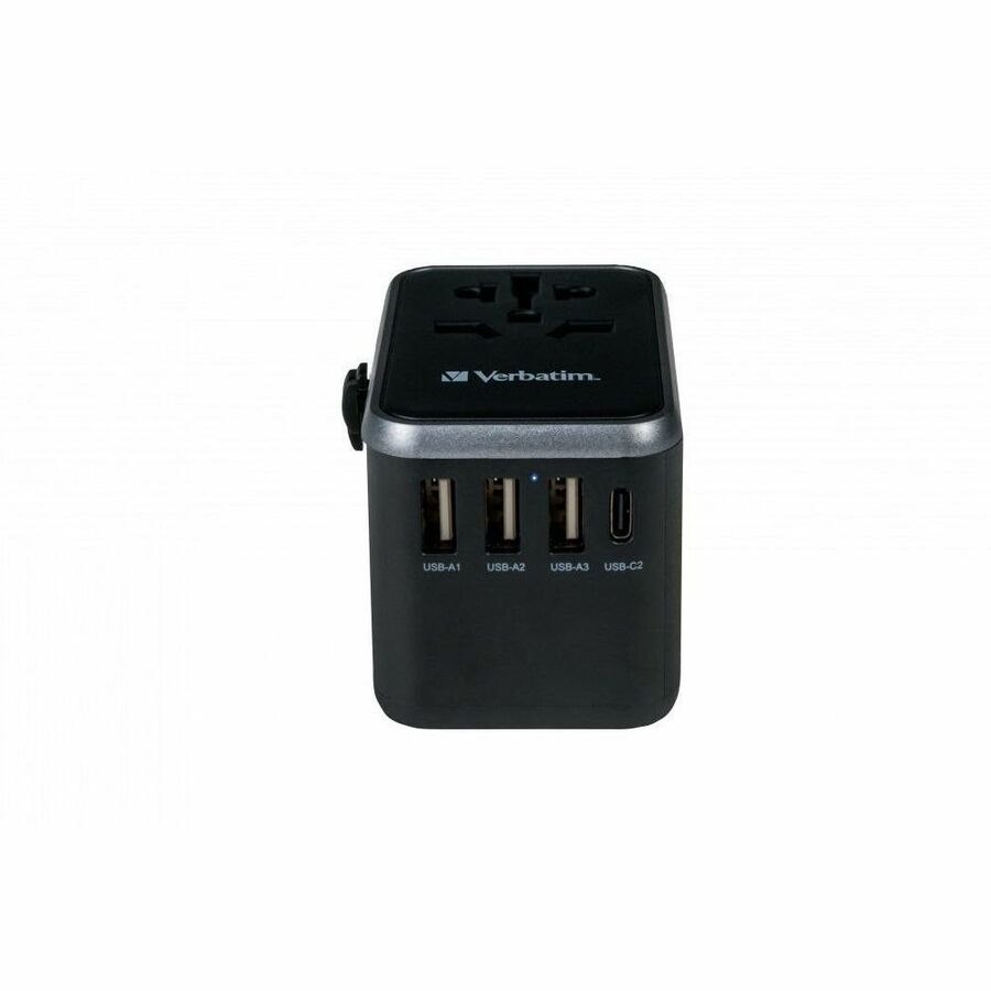 Verbatim UTA-04 Universal Travel Adapter 61W - USB -C, USB-A