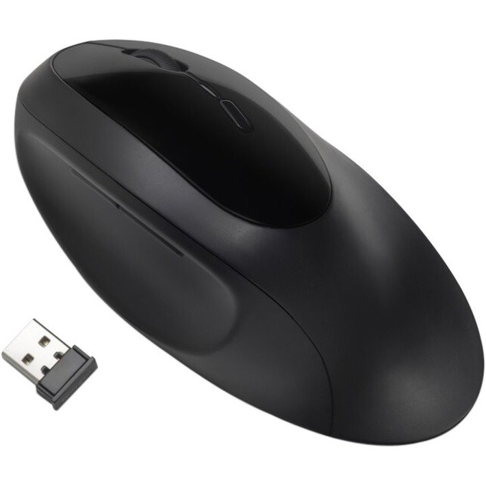 Kensington Pro Fit Mouse - Bluetooth/Radio Frequency - USB - 5 Button(s) - Black