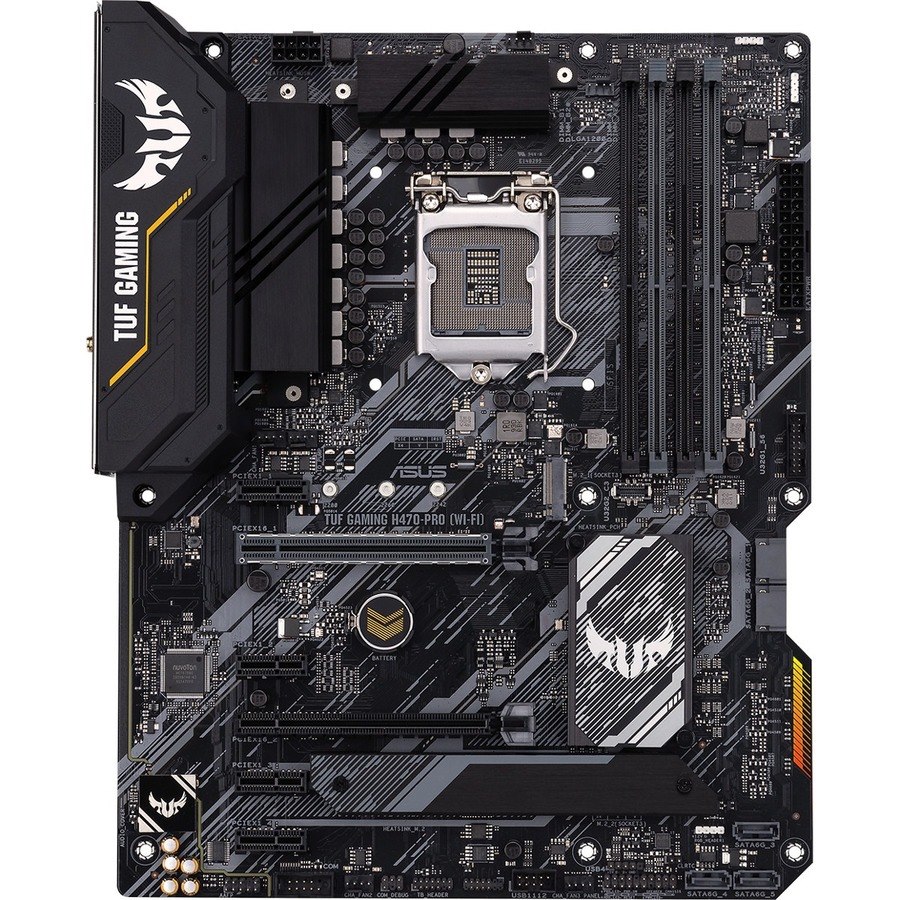 TUF GAMING H470-PRO (WI-FI) Desktop Motherboard - Intel H470 Chipset - Socket LGA-1200 - Intel Optane Memory Ready - ATX