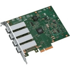 Intel I350 I350-F4 Gigabit Ethernet Card - 1000Base-SX - Plug-in Card