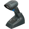 Datalogic QuickScan I QBT2430 Handheld Barcode Scanner Kit - Wireless Connectivity - Black - Serial Cable Included