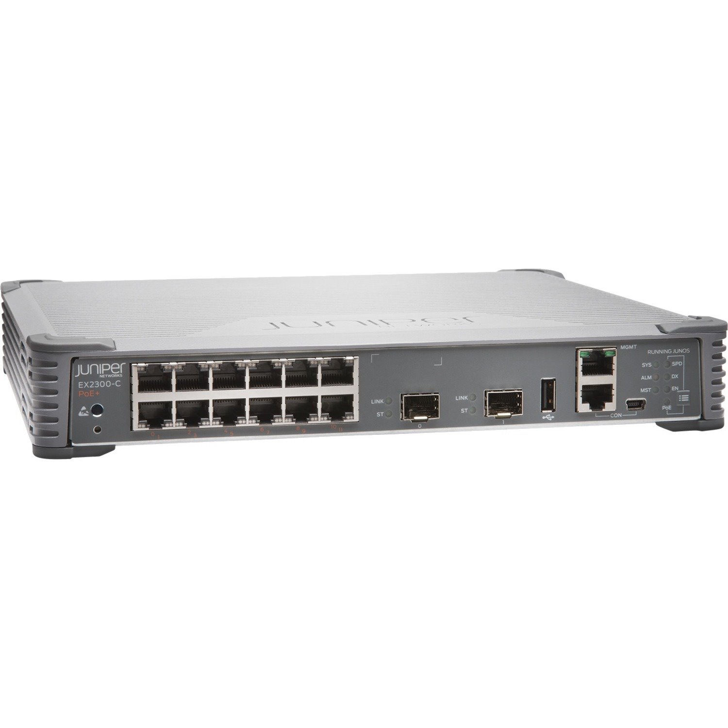 Juniper EX EX2300-C-12T 12 Ports Manageable Ethernet Switch - Gigabit Ethernet, 10 Gigabit Ethernet - 10/100/1000Base-T, 10GBase-X