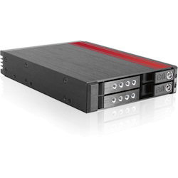 RAIDage BPN-2535DE-SA Drive Bay Adapter for 3.5" - Serial ATA/600 Host Interface Internal - Black