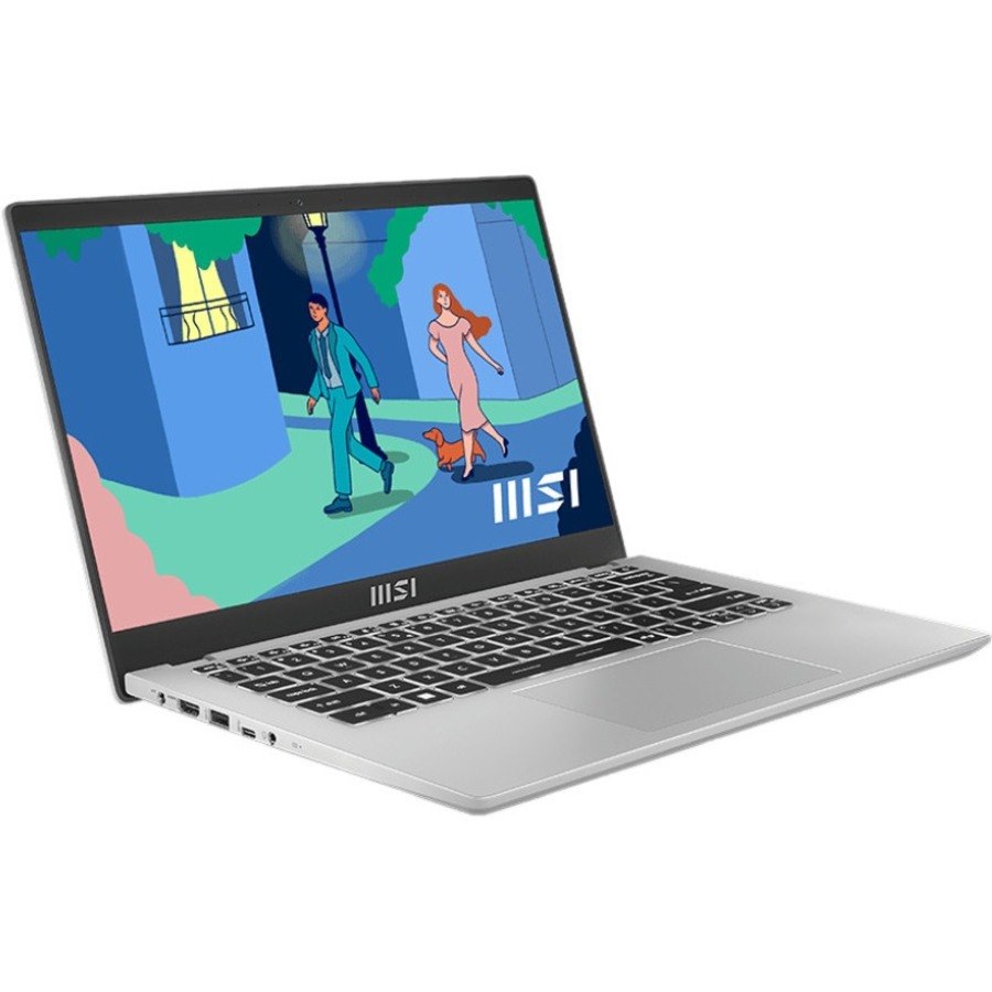 MSI Modern 14 C7M MODERN 14 C7M-072AU 14" Notebook - Full HD - AMD Ryzen 7 7730U - 16 GB - 512 GB SSD - Urban Silver