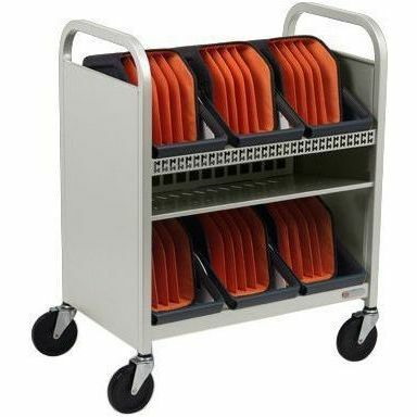 Bretford CUBE Transport Cart with Caddies - TVCT30CAD