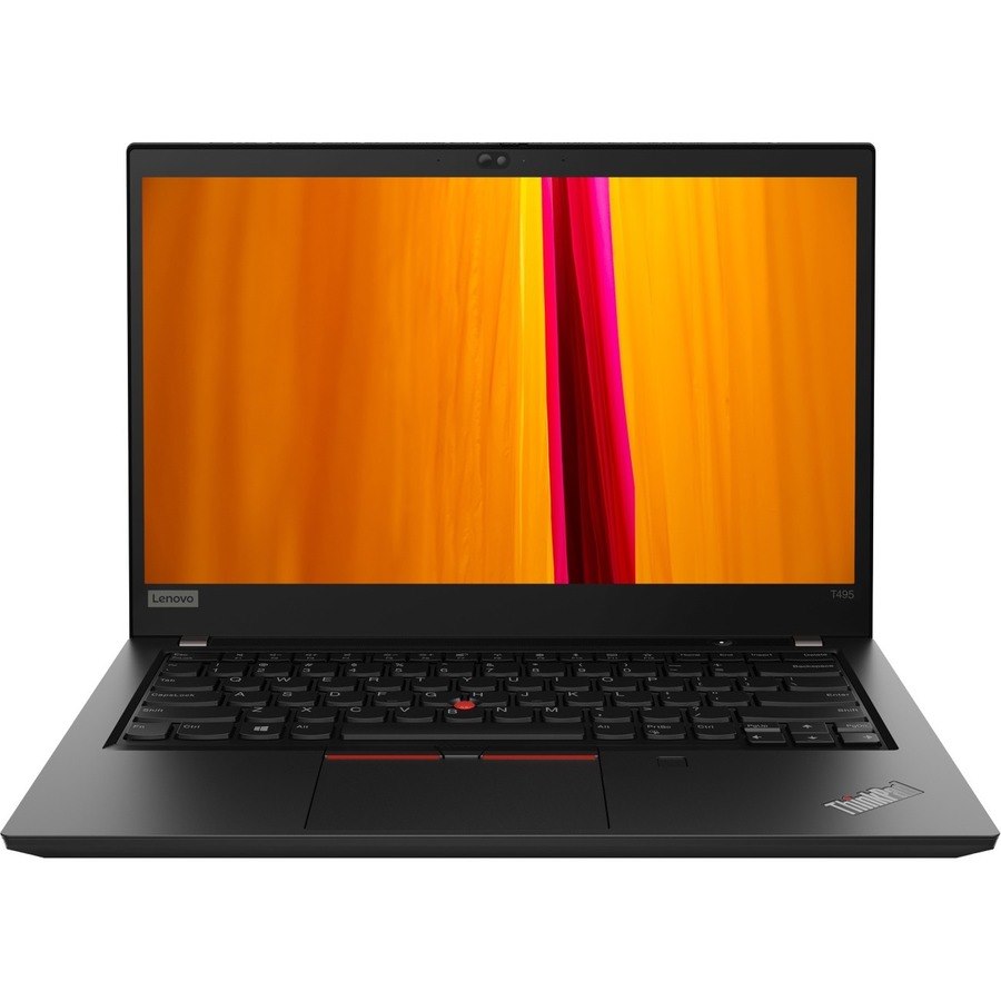 Lenovo ThinkPad T495 20NJ0005CA 14" Notebook - AMD Ryzen 7 3700U - 8 GB - 256 GB SSD - French Keyboard - Glossy Black