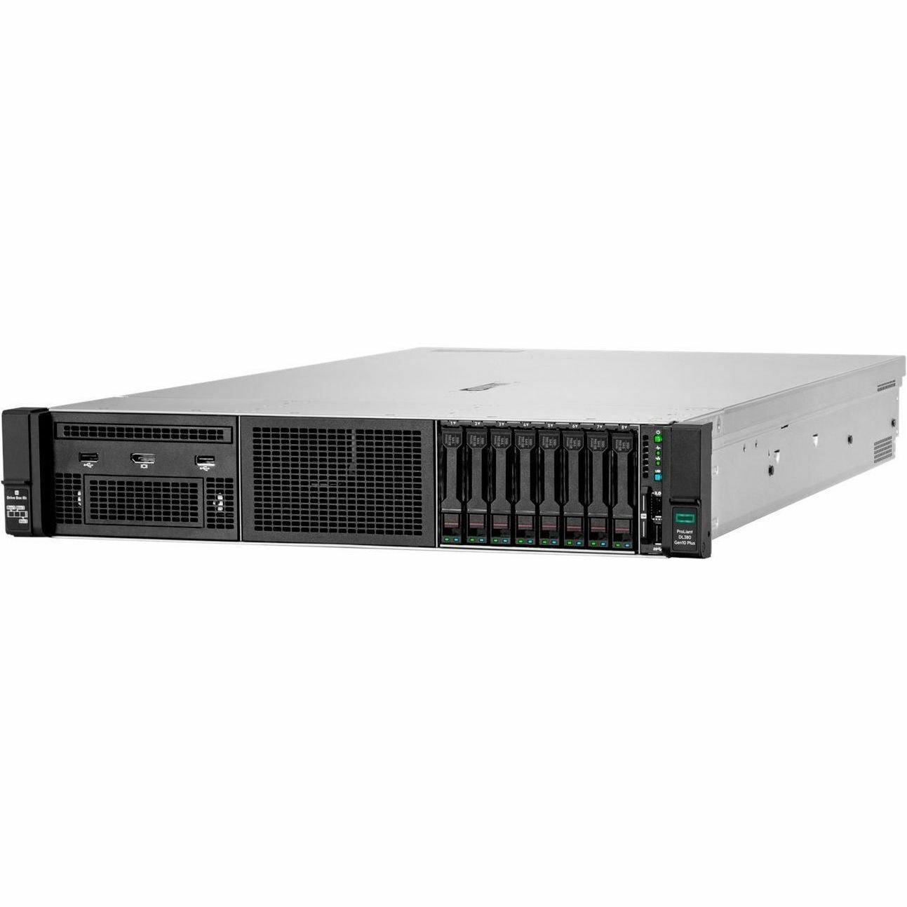 HPE ProLiant DL380 G10 Plus 2U Rack Server - 1 x Intel Xeon Silver 4314 2.4 GHz - 128 GB RAM - 960 GB SSD - (2 x 480GB) SSD Configuration - 12Gb/s SAS, Serial ATA, NVMe Controller - Smart Choice