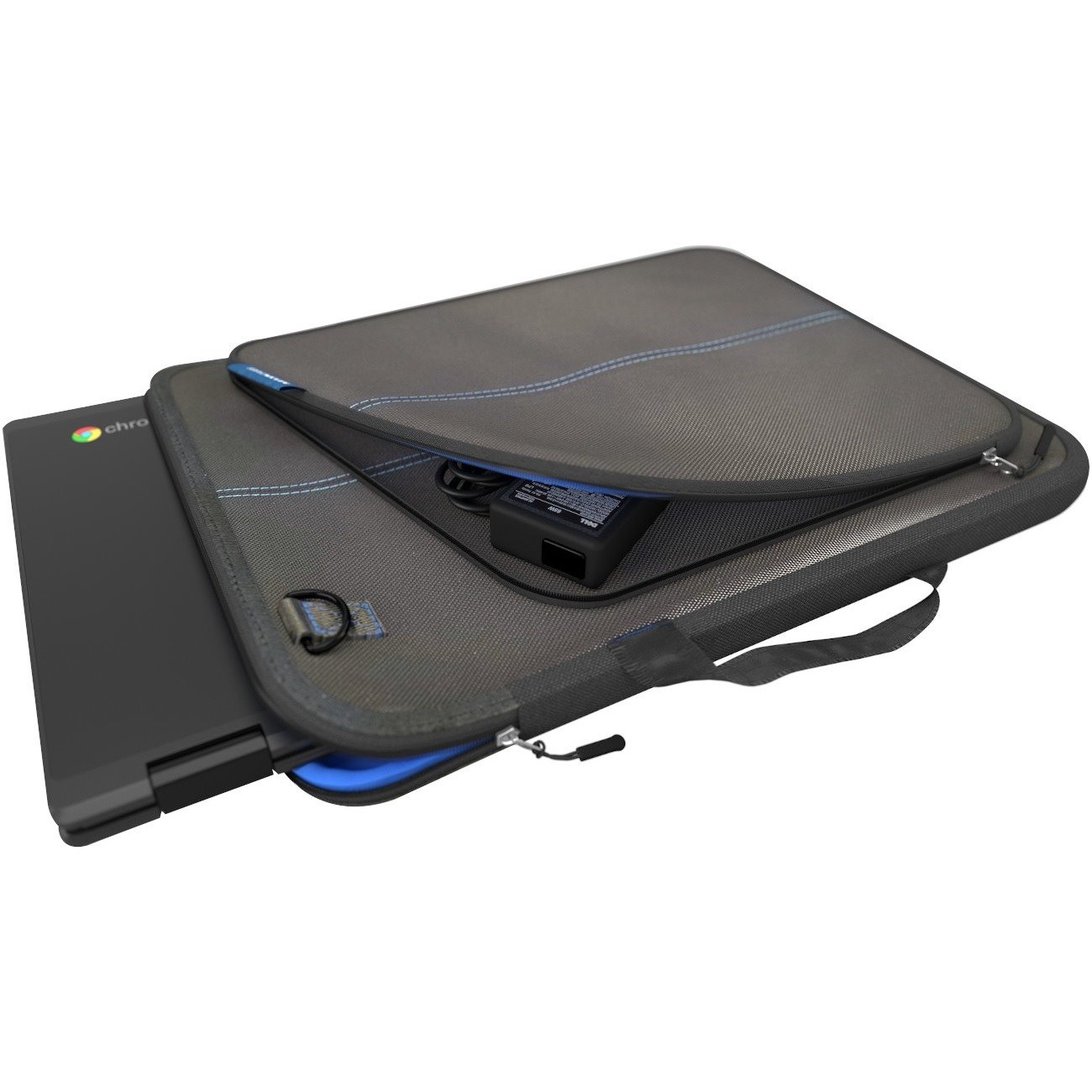 MAXCases Slim Sleeve Rugged Carrying Case (Sleeve) for 27.9 cm (11") HP, Apple Notebook - Black