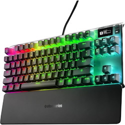 SteelSeries Apex PRO TKL Keyboard - Cable Connectivity - USB Interface - English (US) - Black
