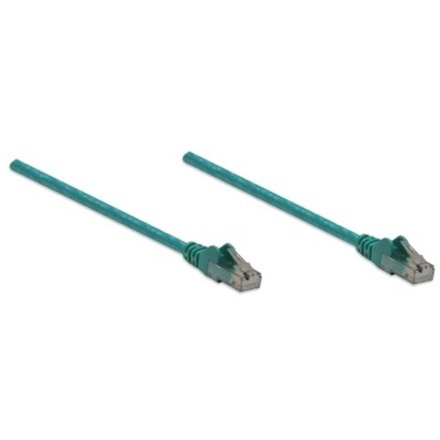 Network Patch Cable, Cat6, 10m, Green, CCA, U/UTP, PVC, RJ45, Gold Plated Contacts, Snagless, Booted, Lifetime Warranty, Polybag