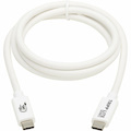 Tripp Lite by Eaton USB4 40Gbps Cable (M/M) - USB-C, 8K 60 Hz, 240W PD Charging, White, 1 m (3.3 ft)