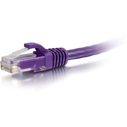 C2G 10ft Cat6a Snagless Unshielded UTP Network Patch Ethernet Cable-Purple