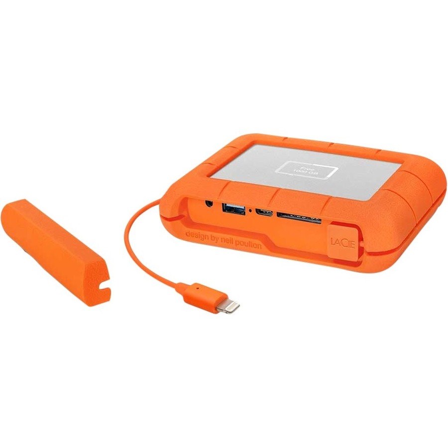 LaCie Rugged BOSS STJB1000800 1 TB Portable Solid State Drive - 2.5" External