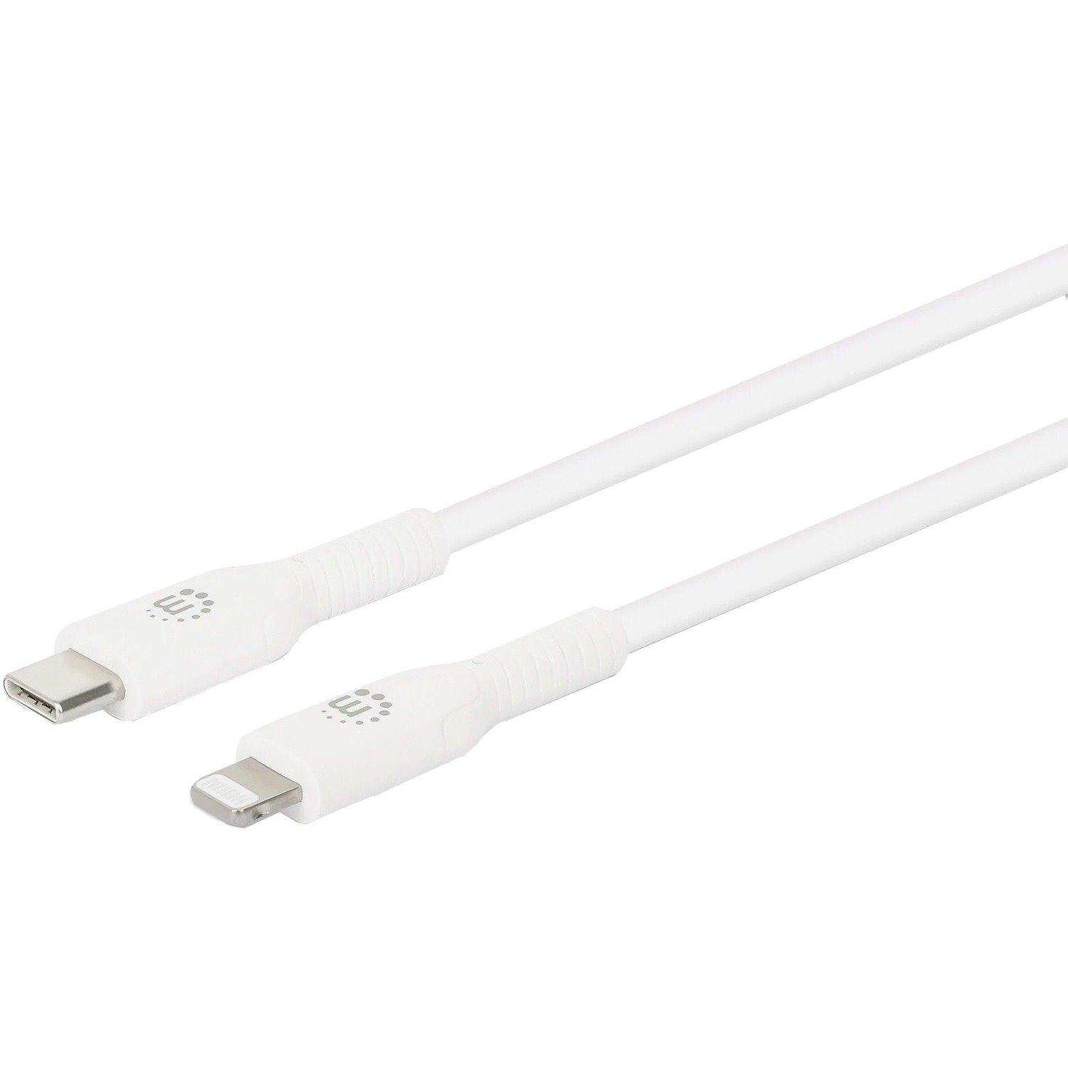 Manhattan 45.72 cm Lightning/USB-C Data Transfer Cable for iPhone, MAC, Charger, Dock