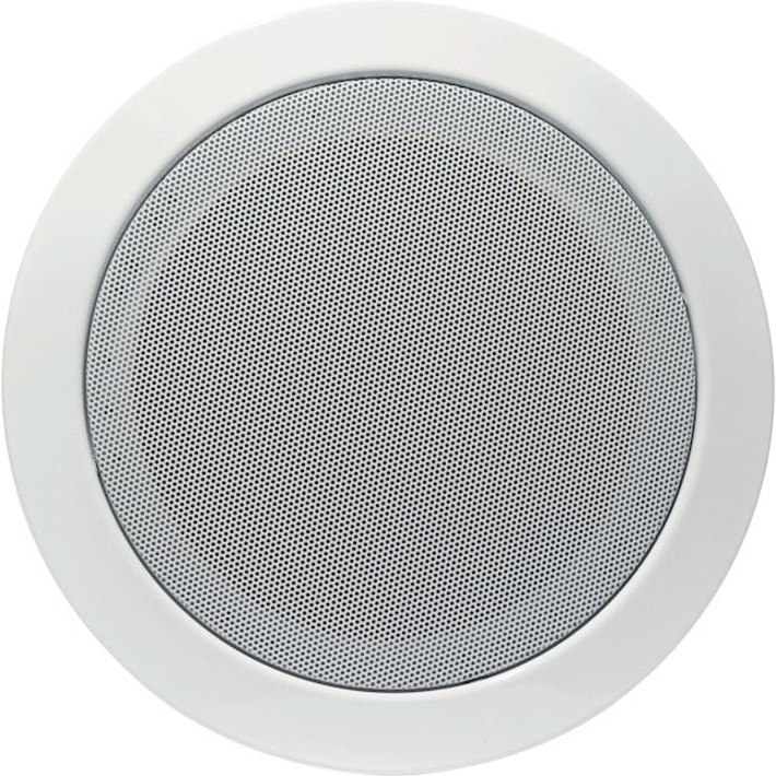 Louroe VeriFact 650 LE-650 Ceiling Mountable, Flush Mount Speaker - 6 W RMS - White